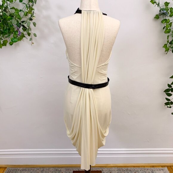 Rag & Bone Black Rowan Draped Dress Size 2 - Picture 5 of 14